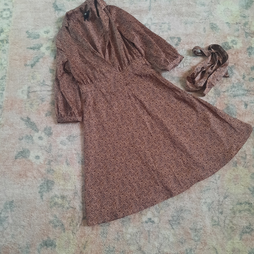 H&M Satin midi dress